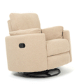 Fluff Mumma Glider Recliner Arm Chair - Biscuit