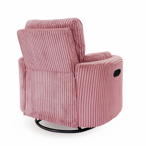 Fluff Mumma Glider Recliner Arm Chair - Blush