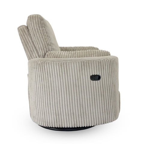 Fluff Mumma Glider Recliner Arm Chair - Fawn