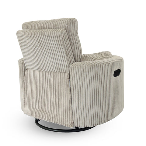 Fluff Mumma Glider Recliner Arm Chair - Fawn
