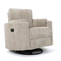 Fluff Mumma Glider Recliner Arm Chair - Fawn