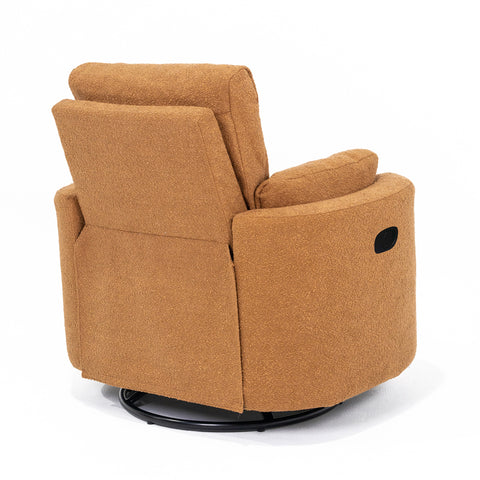 Fluff Mumma Glider Recliner Arm Chair - Ginger
