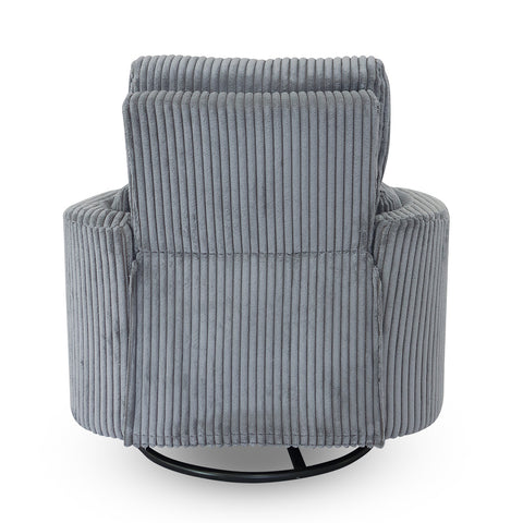 Fluff Mumma Glider Recliner Arm Chair - Grey