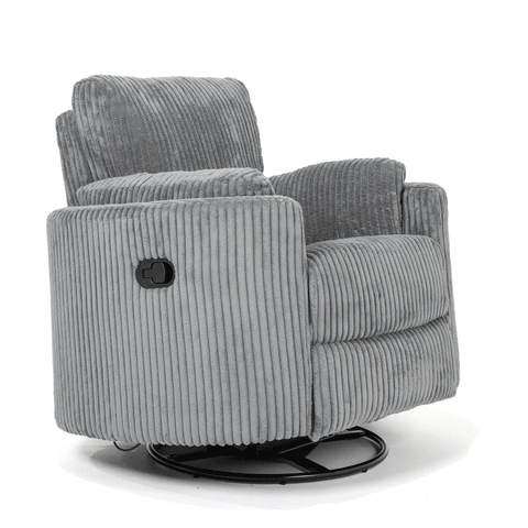 Fluff Mumma Glider Recliner Arm Chair - Grey