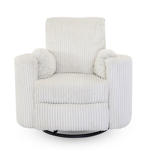 Fluff Mumma Glider Recliner Arm Chair - Off White
