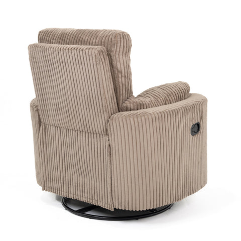 Fluff Mumma Glider Recliner Arm Chair - Teddy