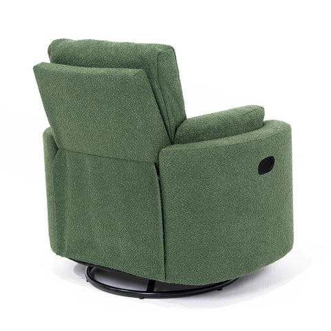 Fluff Mumma Glider Recliner Arm Chair - Forest