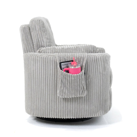 Fluffy Pouch - Set of 2 - Light Grey