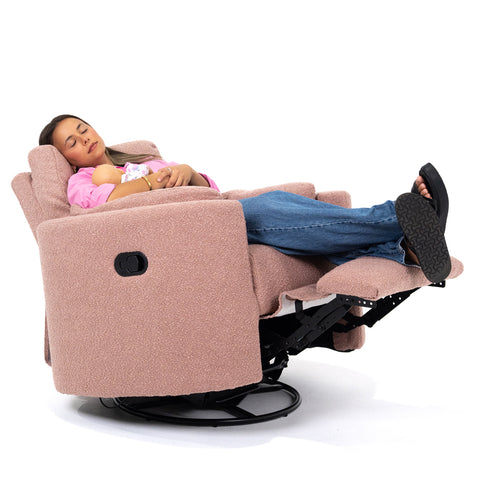 Fluff Mumma Glider Recliner Arm Chair - Musk