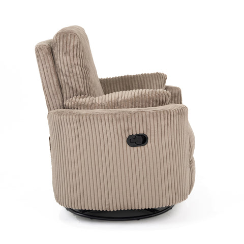 Fluff Mumma Glider Recliner Arm Chair - Teddy